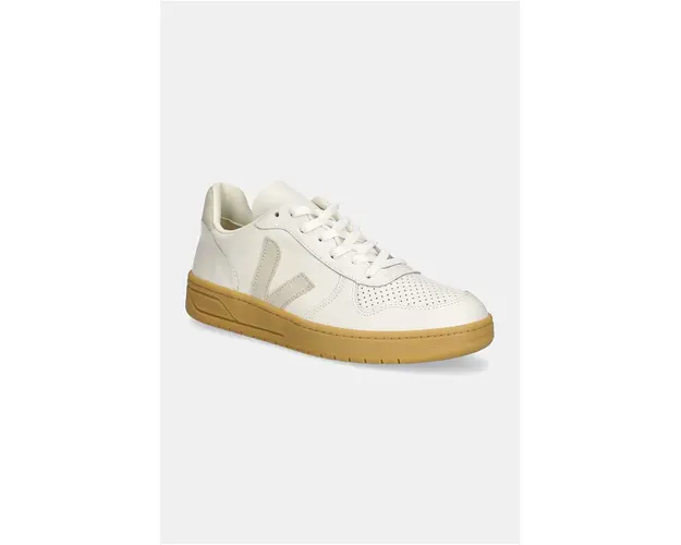 Veja sneakers din piele V-10 culoarea alb, VX0203665B