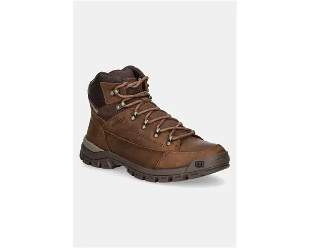 Caterpillar ghete de piele THRESHOLD HIKER WP barbati, culoarea maro, P725960