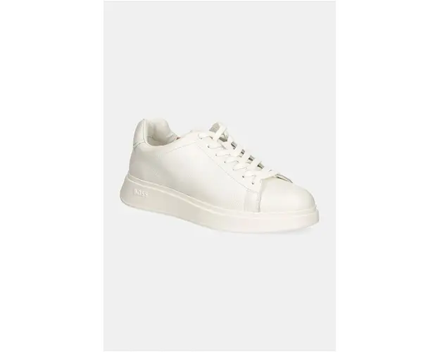 BOSS sneakers din piele Bulton culoarea alb, 50529543