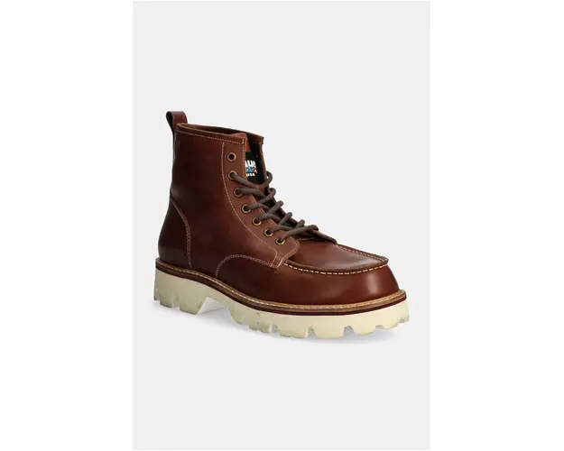 Blauer ghete de piele RUSK barbati, culoarea maro, F4RUSK03.LEP