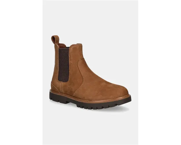 Toms cizme chelsea din nubuc GRIFFIN culoarea maro, 10021384