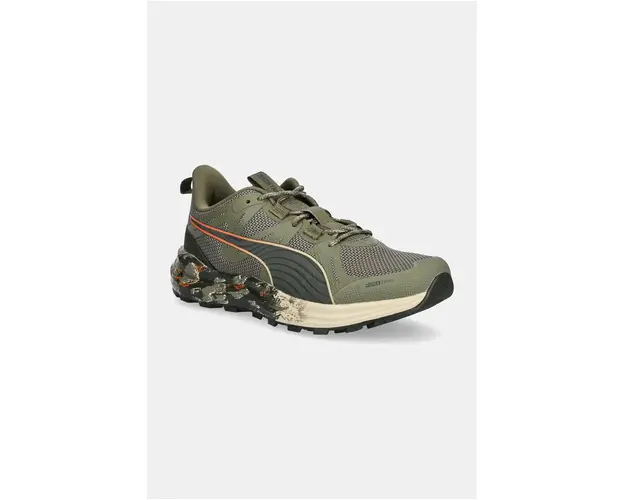 Puma pantofi Reflect Lite Trail Landslide barbati, culoarea verde, 310112