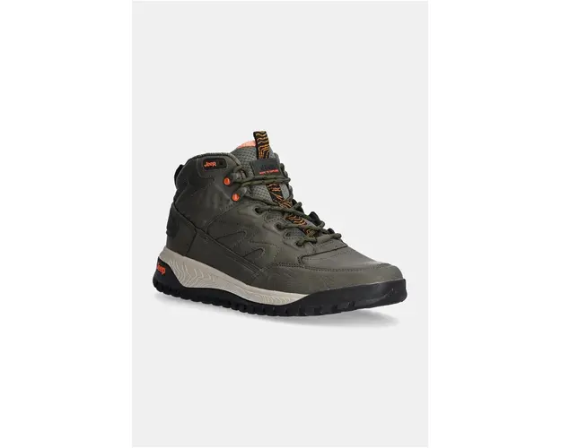 Jeep pantofi CANYON TRAIL MID barbati, culoarea verde, JM42151A