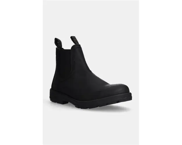 Jeep cizme chelsea din nubuc QUAD culoarea negru, JM42010A