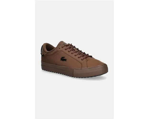 Lacoste sneakers Powercourt Winter Outdoor culoarea maro, 48SMA0003