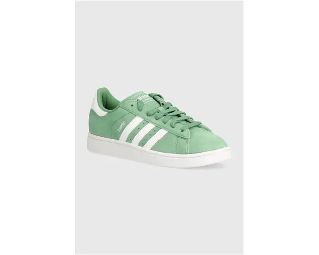 adidas Originals sneakers din piele intoarsa Campus 2 culoarea verde, IE9069