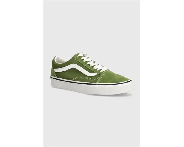 Vans tenisi Old Skool culoarea verde, VN000CT8CIB1