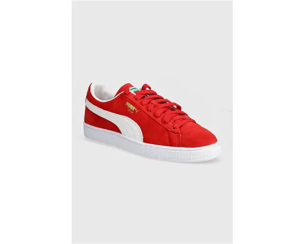 Puma sneakers din piele intoarsa Suede Classic culoarea rosu, 399781