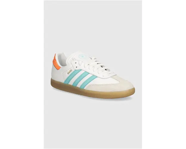 adidas Performance sneakers din piele Samba culoarea alb, IH8160