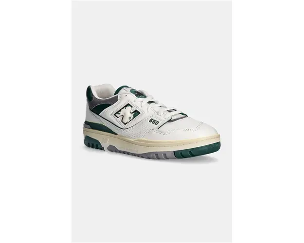 New Balance sneakers din piele 550 culoarea alb, BB550VTG