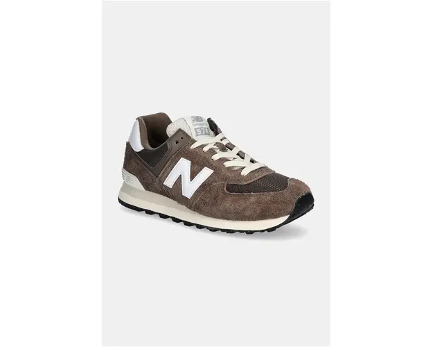 New Balance sneakers 574 culoarea maro, U574RBI