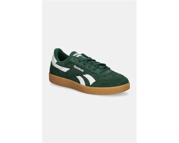 Reebok Classic sneakers din piele intoarsa Smash Edge culoarea verde, 100208242
