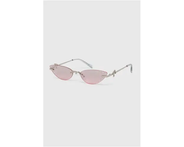 Aldo ochelari de soare BARBIECATEYE femei, culoarea argintiu, 13803644