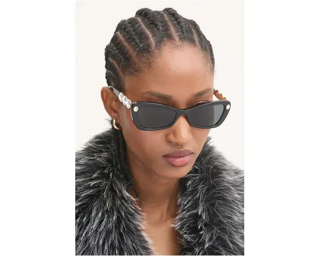 Swarovski ochelari de soare MILLENIA femei, culoarea negru, 5706550