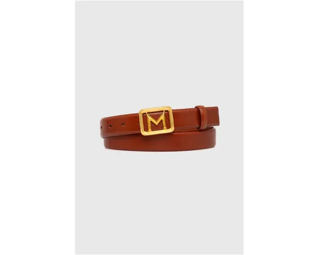 Marella curea de piele femei, culoarea maro, 2423506026200