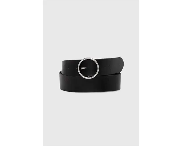 Levi's curea de piele femei, culoarea negru, D7306-0004