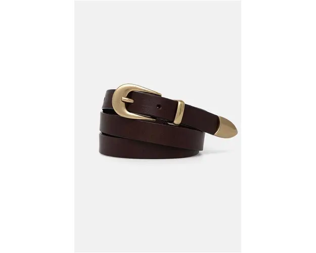 Levi's curea de piele femei, culoarea maro, 000IG-0001