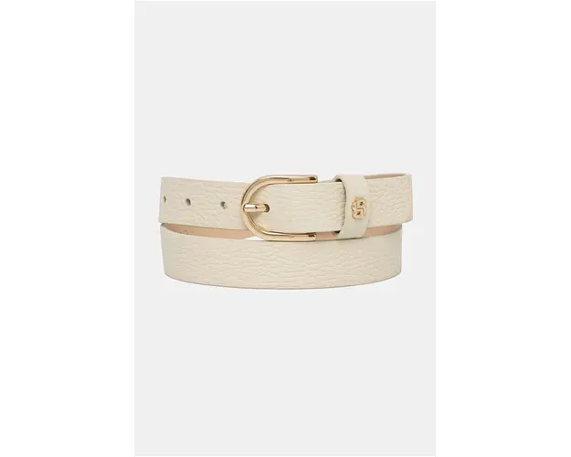 BOSS curea femei, culoarea bej, 50529595