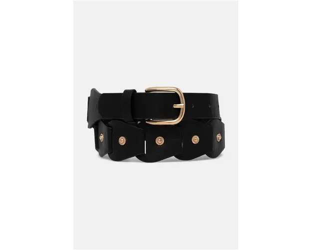 Morgan curea 3VAGUE femei, culoarea negru, 3VAGUE