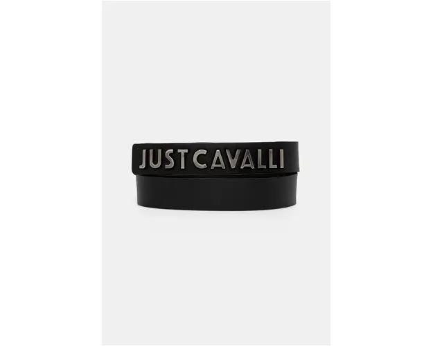 Just Cavalli curea de piele barbati, culoarea negru, 77QA6F10 ZP296
