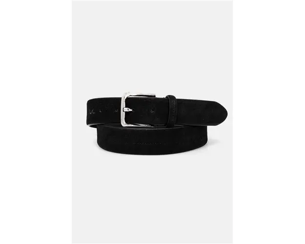 Paul&Shark curea din piele intoarsa culoarea negru, 14316022