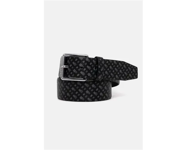 BOSS curea de piele barbati, culoarea negru, 50529637