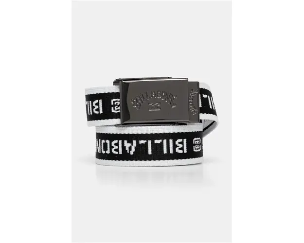 Billabong curea Cog Print Web Belt barbati, culoarea negru, ABYAA00264