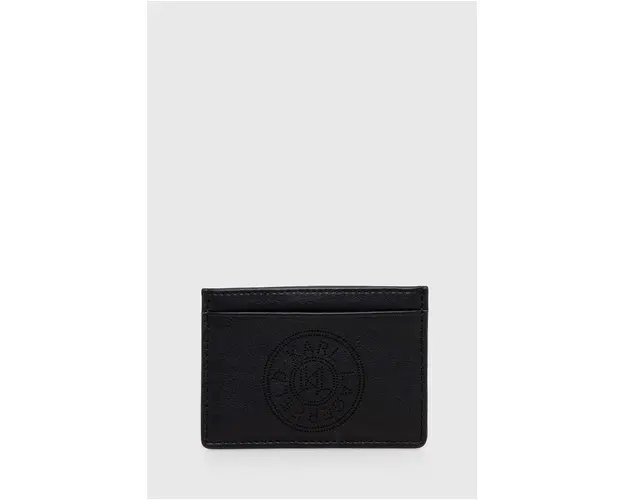Karl Lagerfeld carcasa din piele culoarea negru, 245W3227