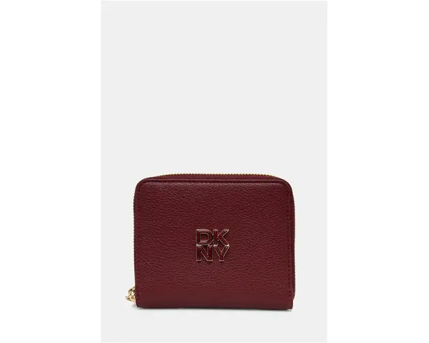 Dkny portofel de piele femei, culoarea bordo, R43ZKF83