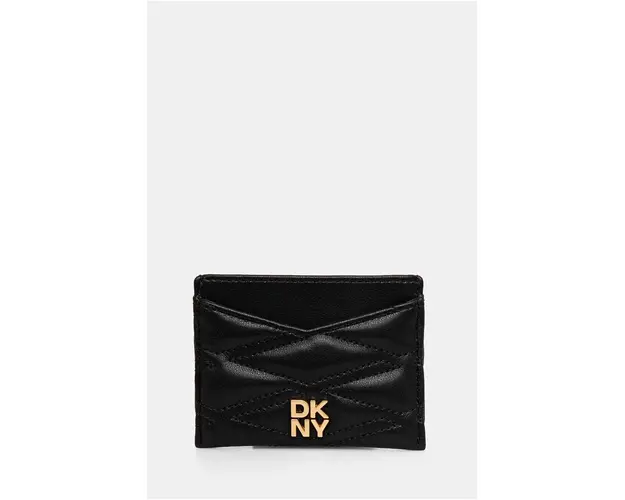 Dkny carcasa din piele culoarea negru, R43ZKG77