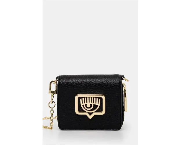 Chiara Ferragni portofel femei, culoarea negru, 77SB5PB3
