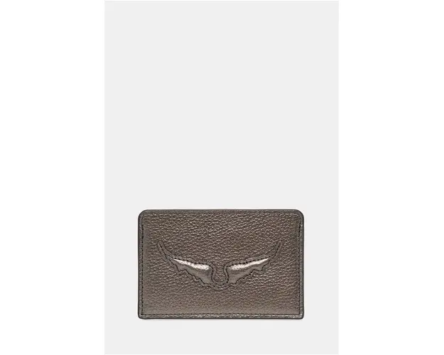 ZADIG&VOLTAIRE carcasa din piele culoarea argintiu, LWSG01267