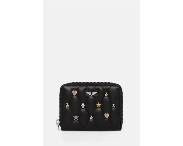 ZADIG&VOLTAIRE portofel de piele femei, culoarea negru, LWSG00176