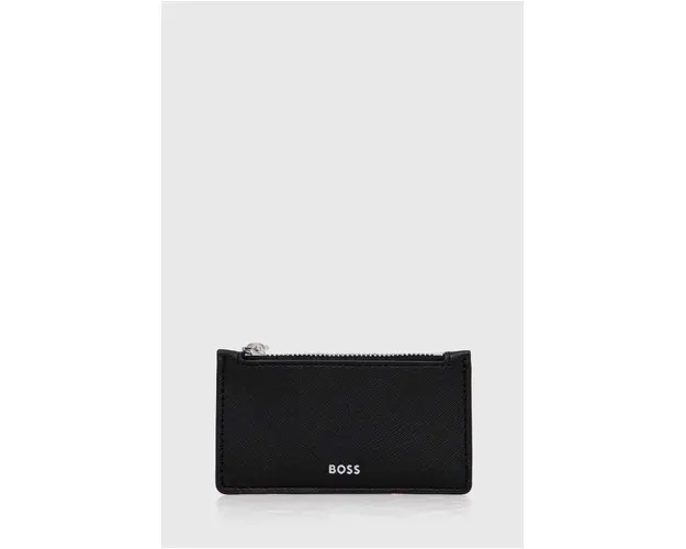 BOSS portofel de piele barbati, culoarea negru, 50530113