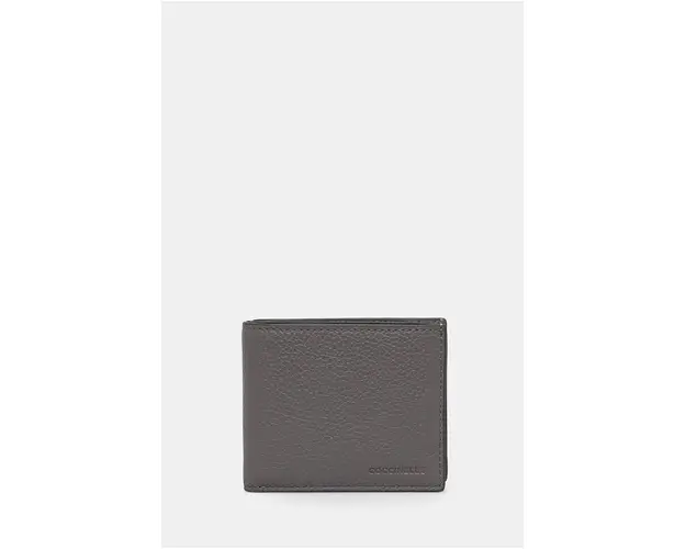 Coccinelle portofel de piele MAN SOFT barbati, culoarea gri, E2 MUK 81 04 01