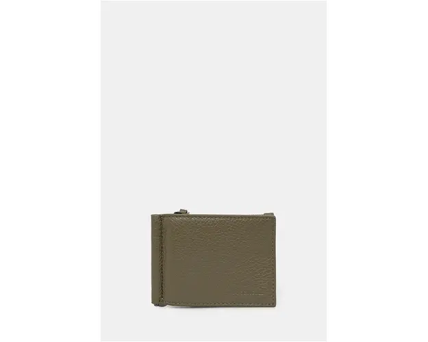 Coccinelle portofel de piele MAN SOFT barbati, culoarea verde, E2 MUK 81 06 01