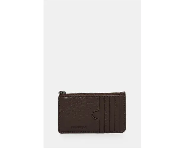 Coccinelle portofel de piele MAN SOFT barbati, culoarea maro, E2 MUK 87 02 01