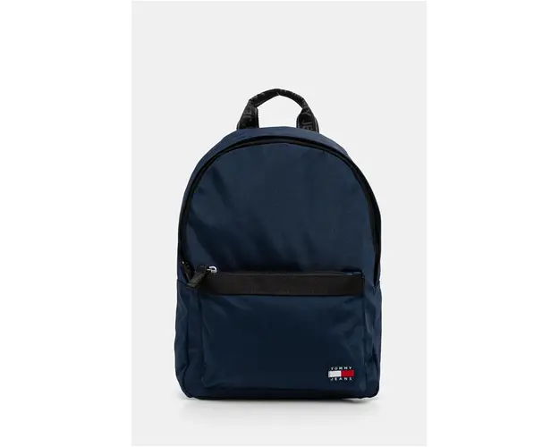 Tommy Jeans rucsac femei, culoarea albastru marin, mare, neted, AW0AW16272