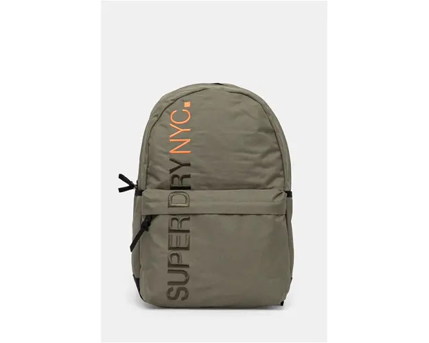 Superdry rucsac femei, culoarea verde, mare, cu imprimeu, W9110371A-VCH