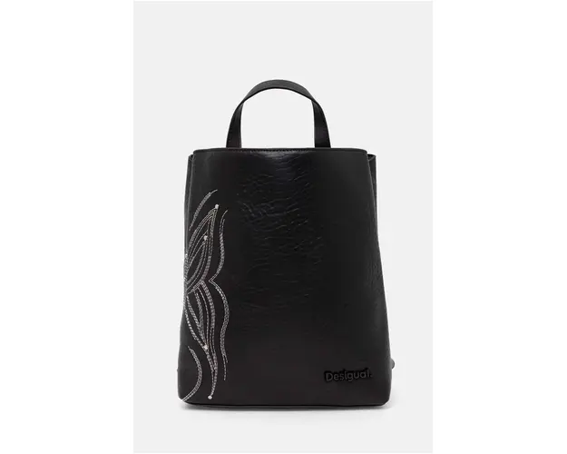 Desigual rucsac GOODALL SUMY MINI femei, culoarea negru, mic, cu imprimeu, 24WAKP34