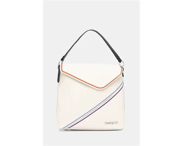 Desigual rucsac CLEO JERSEY femei, culoarea alb, mic, 24WAKP28