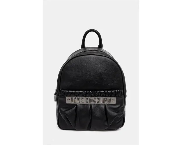 Love Moschino rucsac femei, culoarea negru, mare, neted, JC4290PP0L