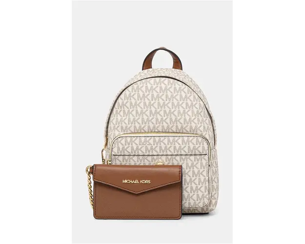 MICHAEL Michael Kors rucsac femei, culoarea bej, mic, modelator, 35F3G5MB0B