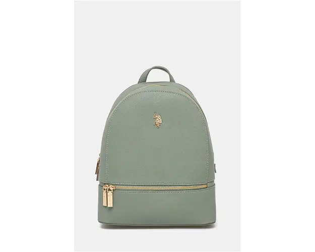 U.S. Polo Assn. rucsac Jones femei, culoarea verde, mic, neted, BIUJE8376WVP