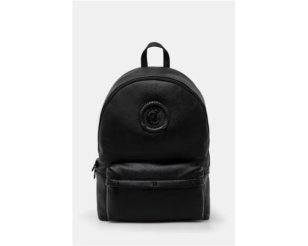 Just Cavalli rucsac barbati, culoarea negru, mare, neted, 77QA4B41 ZSA19