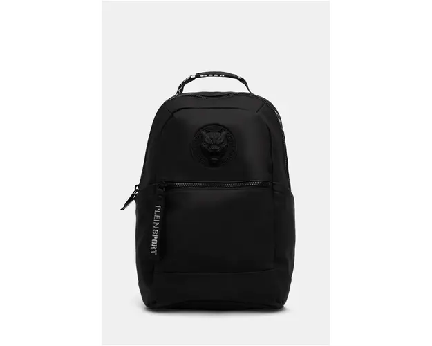 PLEIN SPORT rucsac barbati, culoarea negru, mare, cu imprimeu, 2100174