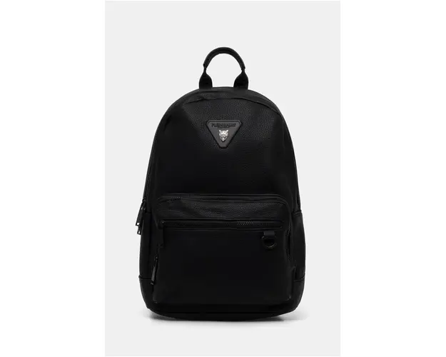 PLEIN SPORT rucsac barbati, culoarea negru, mare, neted, 2100180