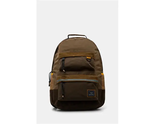 Pepe Jeans rucsac ALVIN LONDON barbati, culoarea maro, mare, modelator, PM030848