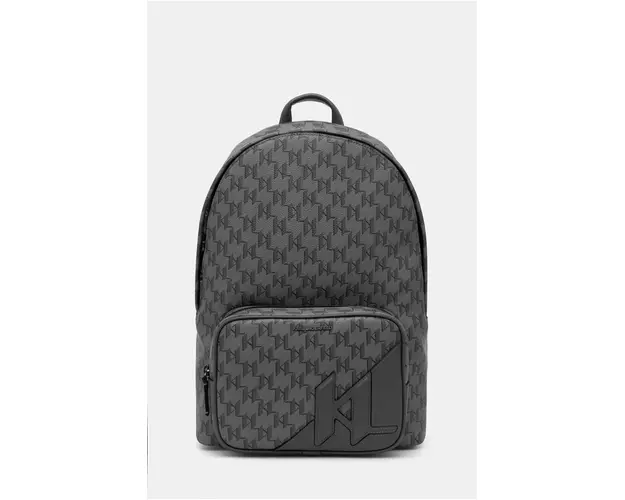 Karl Lagerfeld rucsac barbati, culoarea gri, mare, modelator, 246M3053