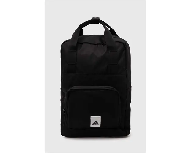 adidas rucsac culoarea negru, mare, neted, IW0763